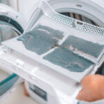 how to remove lint from dryer